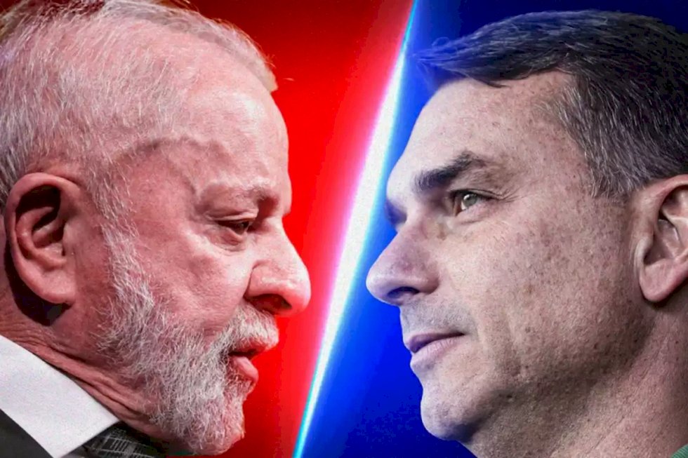 Lula e Flávio Bolsonaro estão tecnicamente empatados no 2º turno, diz Datafolha