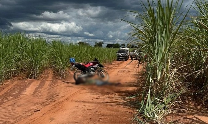 Motociclista morre ao perder controle de veículo em estrada rural em Nova Andradina