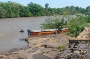Após dizer que estava preso em pedra, homem desaparecido no Rio Dourados é encontrado em casa.